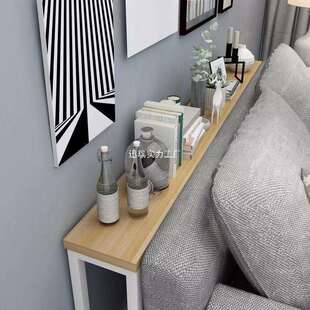 沙发后置物架超窄玄关床头缝隙后背书架长条客厅靠墙落地暖气片架