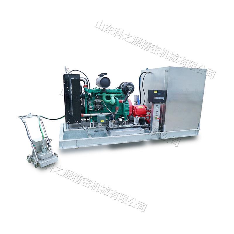 标线表面污垢清洗设备柴油驱动高压除线机标牌表面反光膜清理机