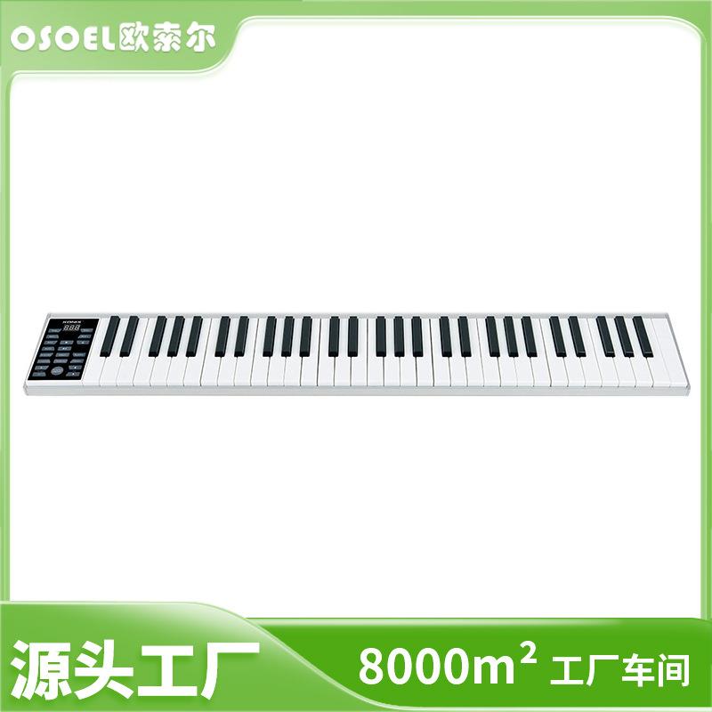 欧索尔PZ61智能便携电子钢琴专业硬键盘61键多功能电刚琴工厂