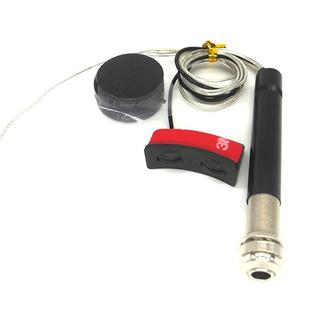 A50乐器配件吉他改装尾钉拾音器黑色便携均衡调音器
