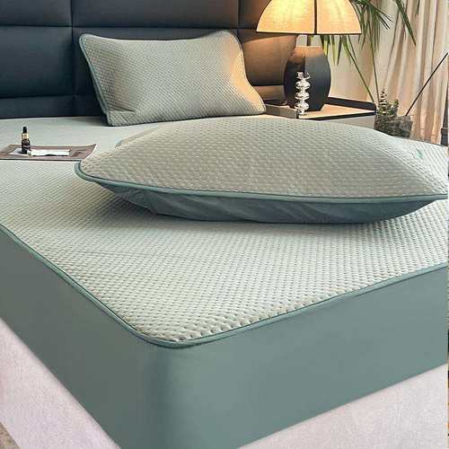 冰丝凉感床笠单件2024新款夏季席梦思床垫保护套罩床单凉直销