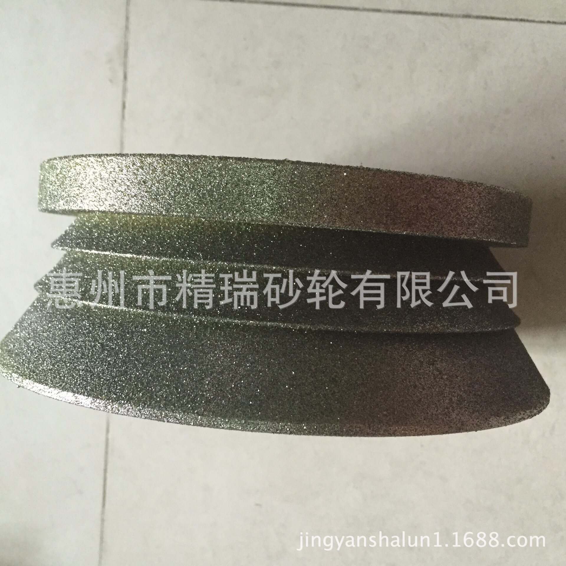 圣诞树模具成型毛胚砂轮,加工各种化妆棉粉扑模型砂轮,一次成型磨