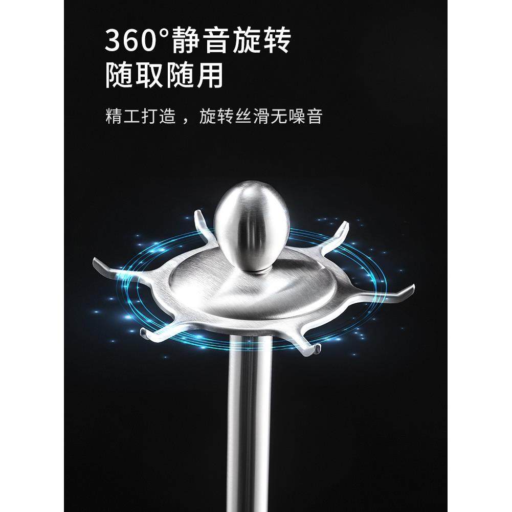 厨房不锈钢旋转置物架收纳锅铲勺子台面铲子挂架多功能落地厨具架,厨房/烹饪用具,抹布架/厨房清洁收纳架,淘宝优惠券,粉丝福利购,淘宝优惠卷