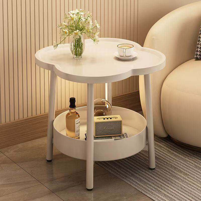 沙发边几茶几客厅家用奶油风沙发