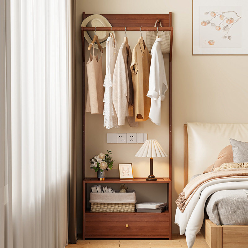 床头柜挂衣架一体衣帽架玄关入户门卧室出租屋可挂衣床头柜省空间,住宅家具,衣帽架,淘宝优惠券,粉丝福利购,淘宝优惠卷