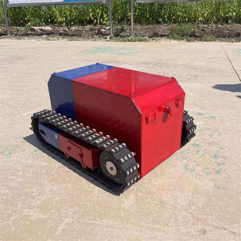 微型履带底盘 箱体式可水下行走小型机器人 电动履带底盘