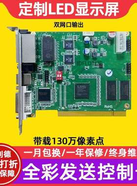 灵星雨TS802D全彩电子屏大屏幕发送卡室内led显示屏广告屏控制卡