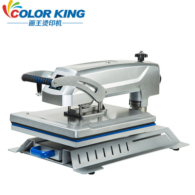 Tshirt heat pressmachine手动高压摇头热转印设备服装个性烫画机
