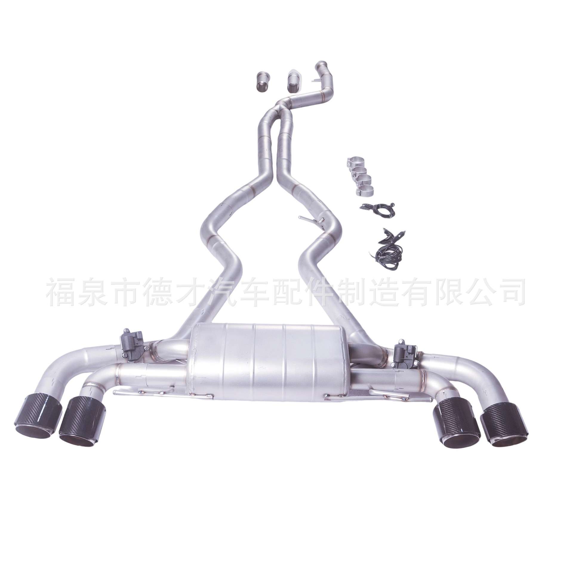 适用20款宝马M340I G20 3.0T改GFC中尾段排气管改装跑车声音