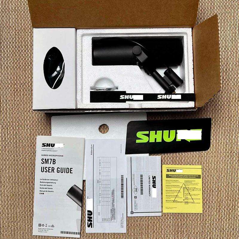 外贸高品质SM7B有线动圈麦克风演出舞台卡拉OK主持直播专业话筒