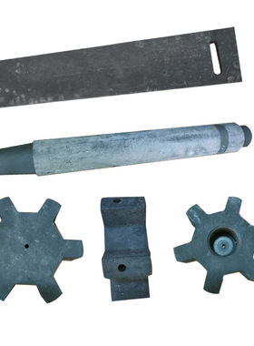 除气机碳棒 石墨转轮Φ180*H60mm 配套Φ80*L800mm石墨棒