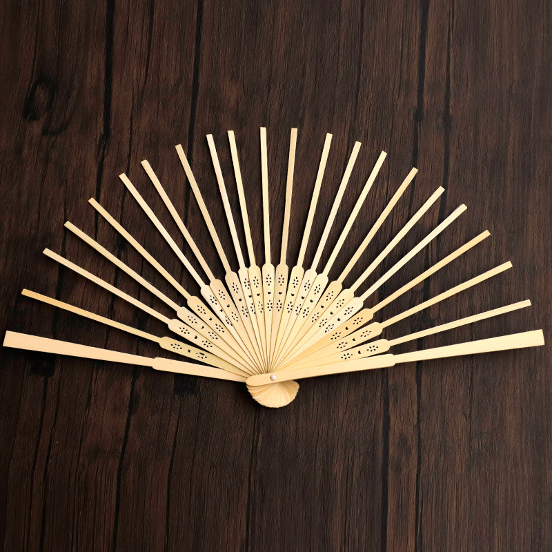 竹扇骨架手工diy绘画书法半成品图片