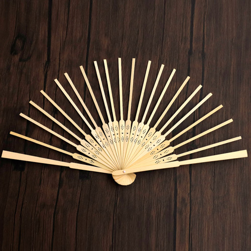 竹扇骨架手工diy绘画书法半成品