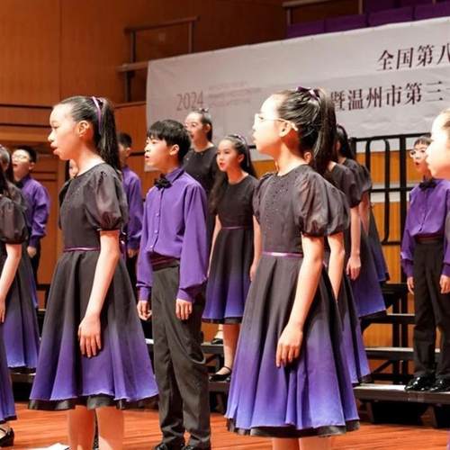 六一儿童合唱服装演出服男女童礼服中小学生表演朗诵纱裙大合唱团