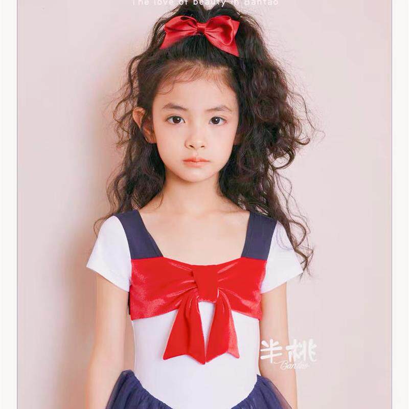 花儿与少年演出服小小美少女考级练功服水冰月芭蕾连衣裙蓬蓬裙新