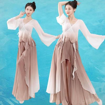 寻我舞蹈服诗意花朵王诗意同款舞蹈纱衣古典舞演出服女飘逸中国风