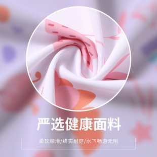 泳衣儿童女孩初中生保守连体2025新款 备 中大童女童专业冲浪游泳装