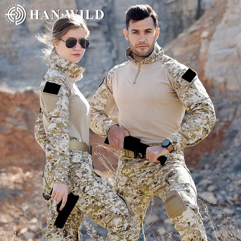 训练迷彩蛙服男士休闲裤子美式蛙服套装长袖工装运动户外