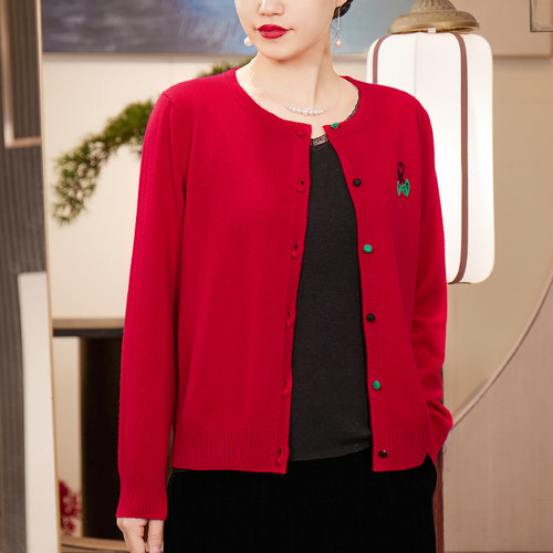 无品牌山羊绒开衫开衫