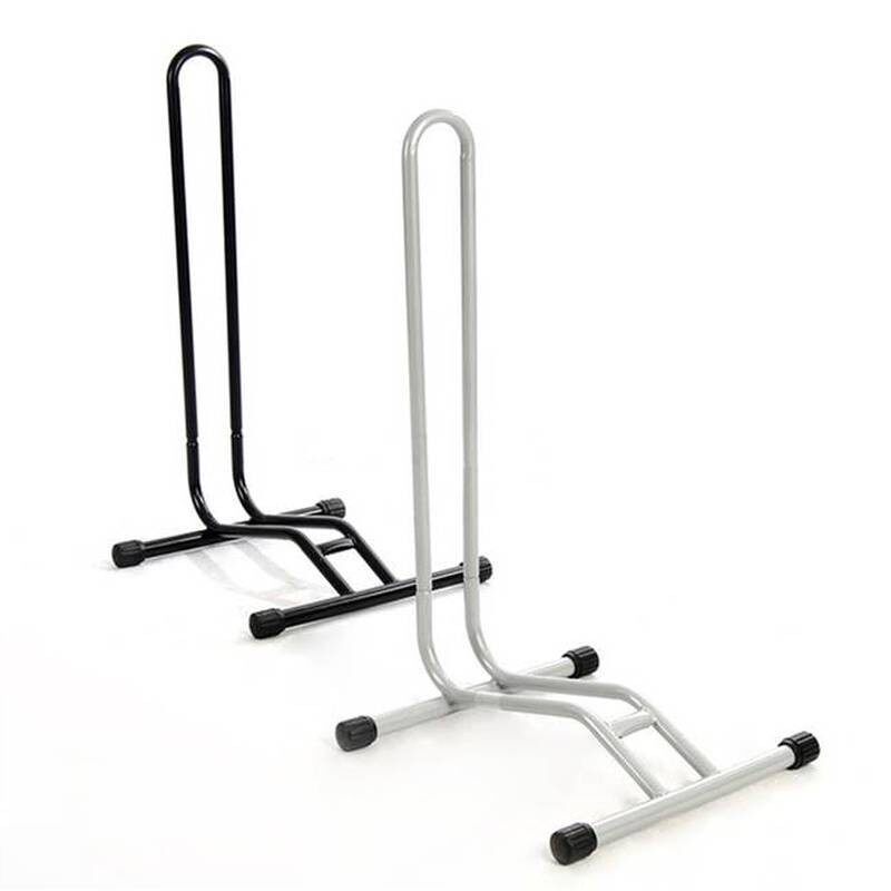 登山车插入式停车架 自行车脚架展示架L型车架公路车驻车架质感黑
