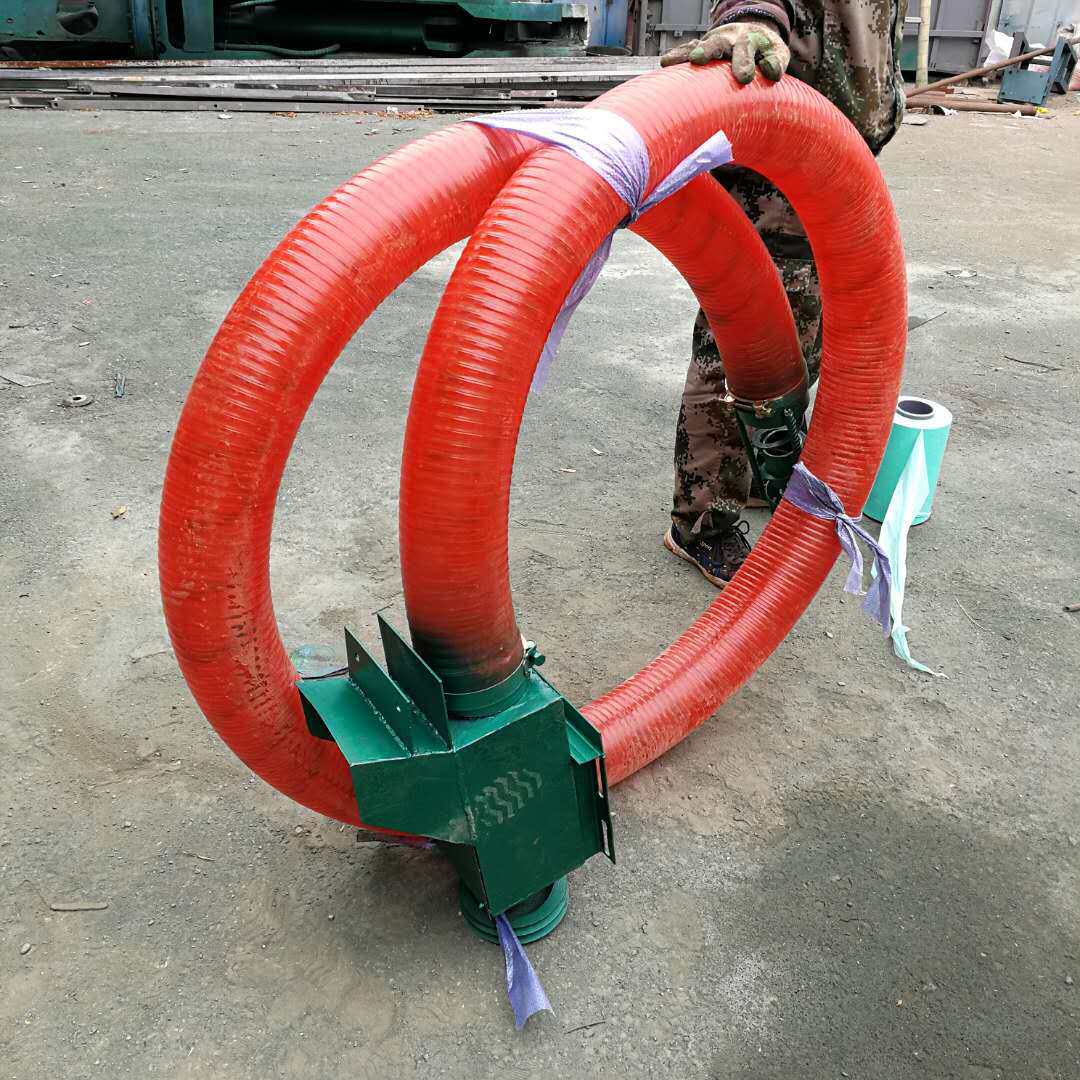 电动车载式绞龙吸粮机 双驱动螺旋输送机 移动式粉末颗粒上料机