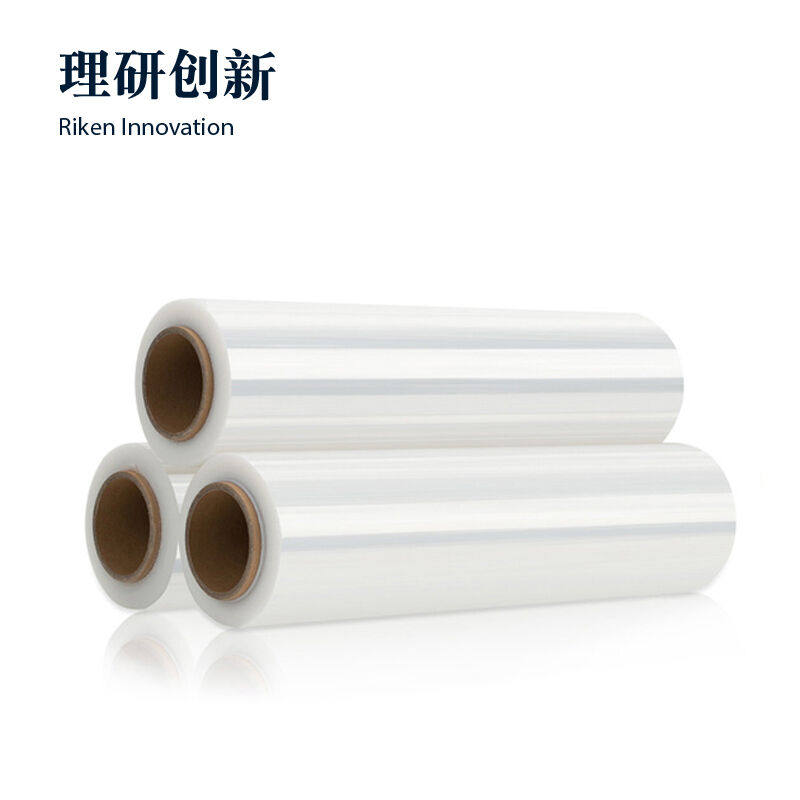 理研大卷PE缠绕膜商用拉伸膜宽50cm透明货物捆扎膜防水膜工业保鲜