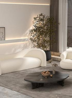 北欧发办沙公会客发商务现代简约创意异形个性接YZ-TMSF待区沙茶