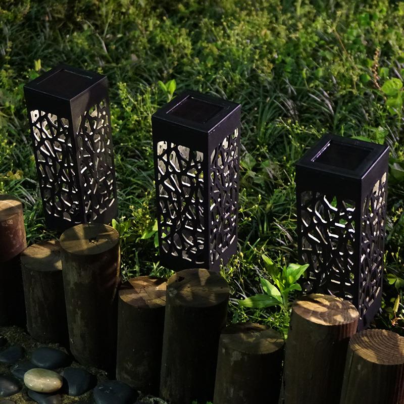 跨境水太能草坪KW-20260灯户外观防镂空灯露阳营地插灯光影灯景灯