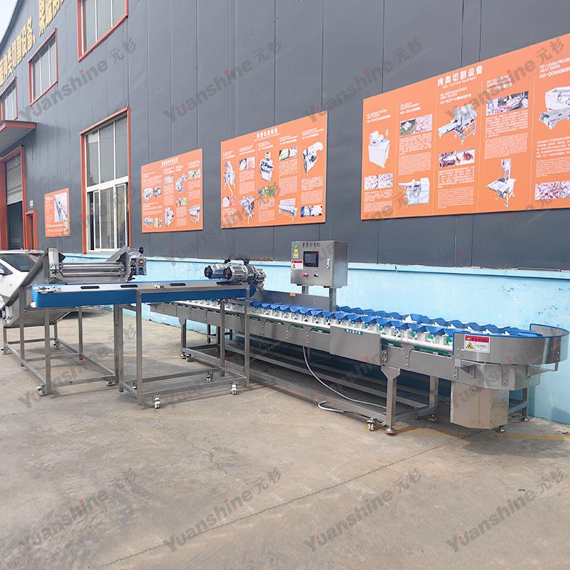 全自动不锈IAZ钢重分选机 脚自动分选猪鸡机 鸡翅爪重量分量选机