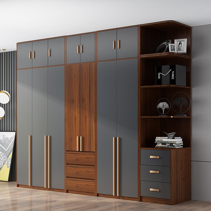 衣柜现代简出租房经济型板简易衣柜家用卧室组小SD-089户型式装大