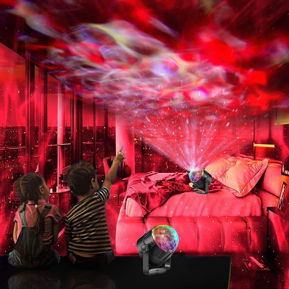 1色水BR-XMQSW灯舞台灯L洋ED5海水波纹投影灯DJ迪纹斯科灯