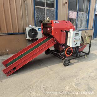 玉秸秆发米酵打捆包膜机草饲料青CEI贮块机养殖场饲压草青储牧打