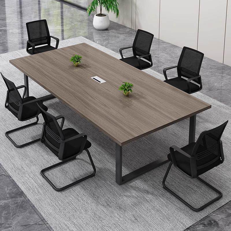 定室制会议桌简约现代会议长条桌桌椅长组合开桌会小型HYZ-24-1桌