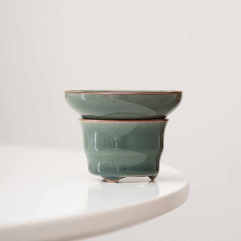 新款直销哥窑茶漏茶滤一体泡茶分离器茶隔过滤网超密冰裂纹陶瓷茶,餐饮具,茶滤,淘宝优惠券,粉丝福利购,淘宝优惠卷