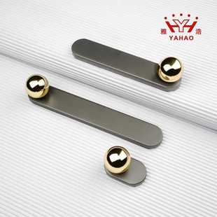 新款直销直销柜门拉手家具五金衣柜拉手简约橱柜门把手锌合金抽屉
