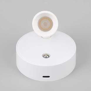 新款直销免打孔接线USB充电磁吸led阅读壁灯客厅卧室床头小射灯现