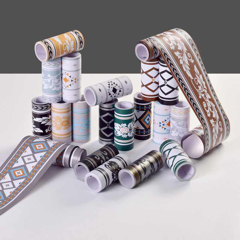 新款直销自粘几何防水踢脚线腰线贴纸地脚线浴室装饰边框窗台门框,家庭/个人清洁工具,厨卫防水贴/条,淘宝优惠券,粉丝福利购,淘宝优惠卷