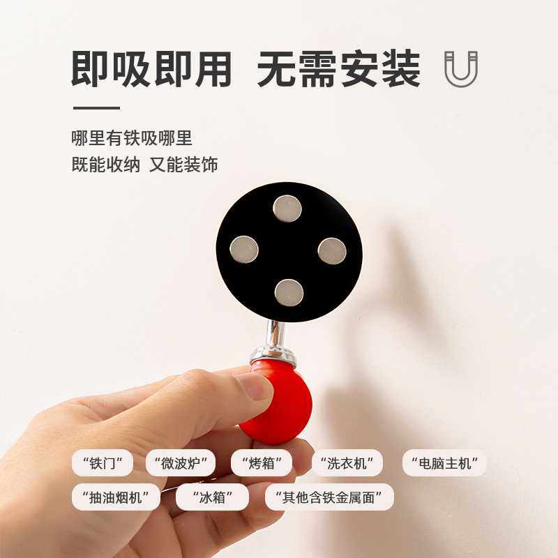 新款直销免打孔圆球爱心磁吸式挂钩防盗门磁铁无痕钉吸铁石实木圆,家庭/个人清洁工具,马桶提盖器,淘宝优惠券,粉丝福利购,淘宝优惠卷