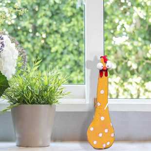 新款直销跨境长脖子大眼鸡摆件 园林装饰摆件树脂园艺庭院工艺品