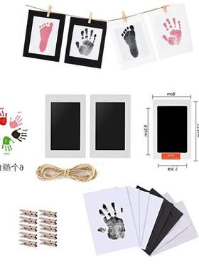 Baby souvenir baby hand and footprint table without touching
