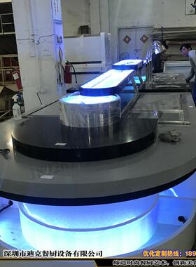 自助餐台施工免费设计酒店自助餐厅取餐台移动布菲台设计效果图