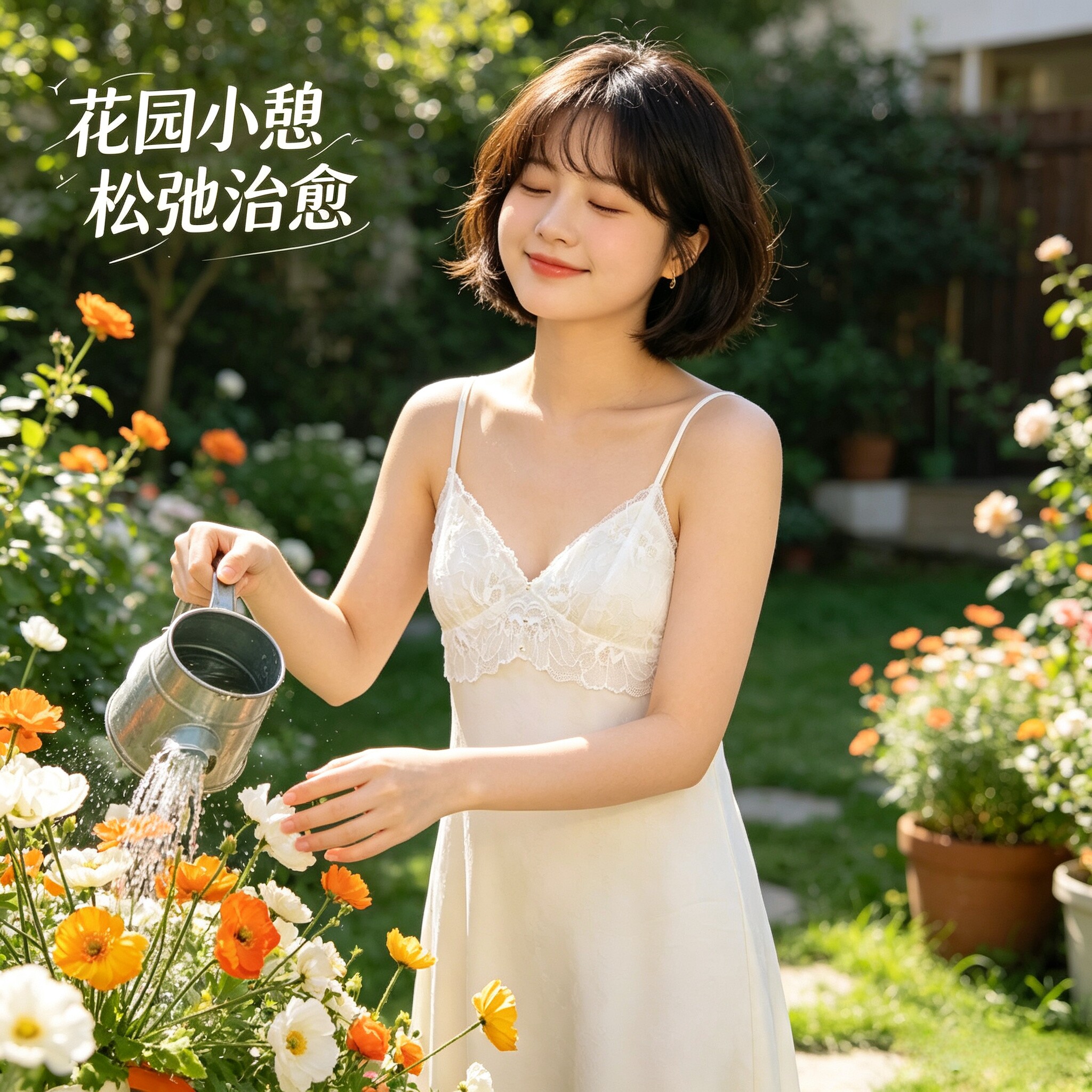 香蜜闺秀女士家居服柔美缎面精纺丝雪纺吊带上衣短裤睡衣带胸垫女