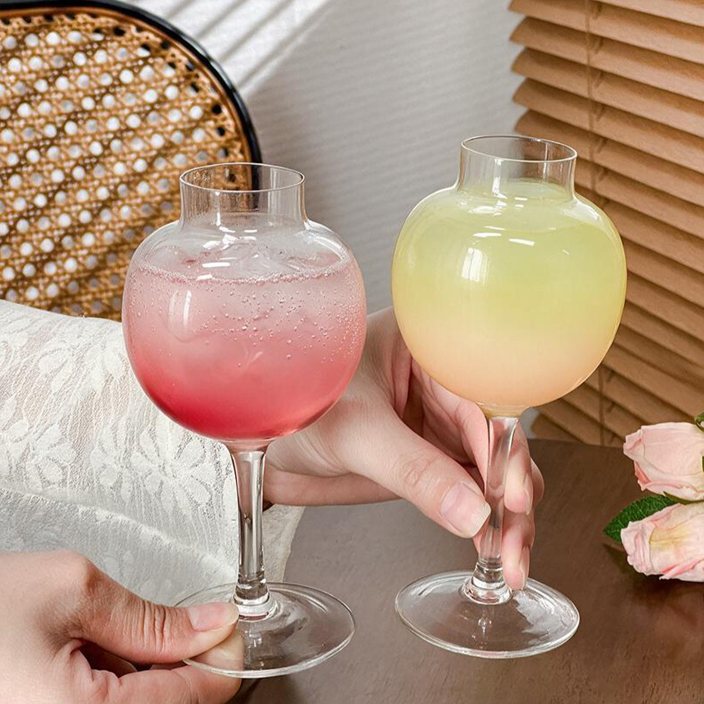 臻皿品鉴酒杯马天尼收口果汁杯