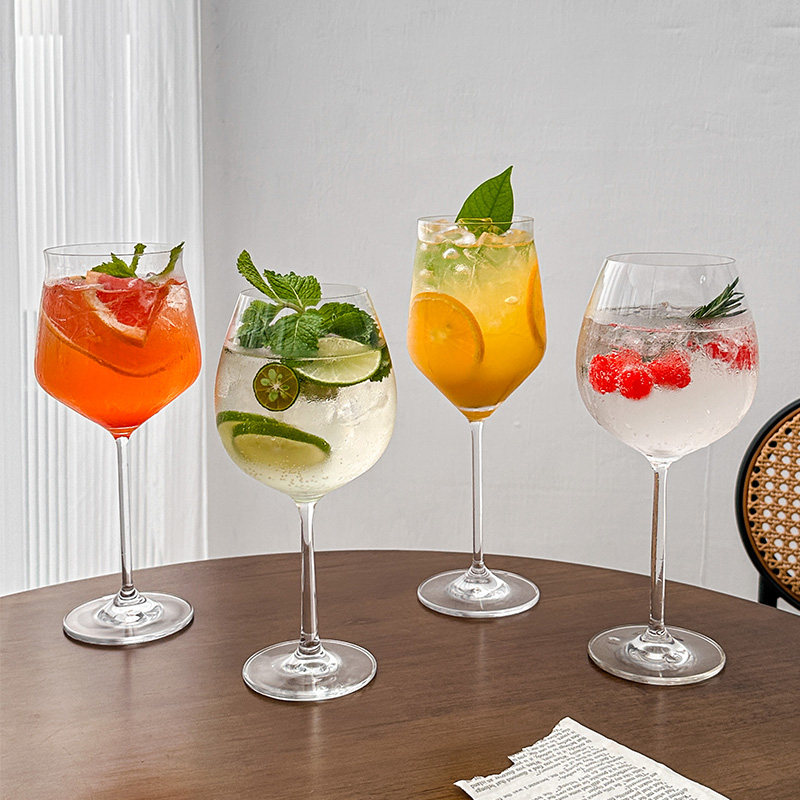 金汤力鸡尾酒杯轻奢大肚调酒杯无铅水晶玻璃杯葡萄酒高脚杯果汁杯,餐饮具,鸡尾酒杯,淘宝优惠券,粉丝福利购,淘宝优惠卷
