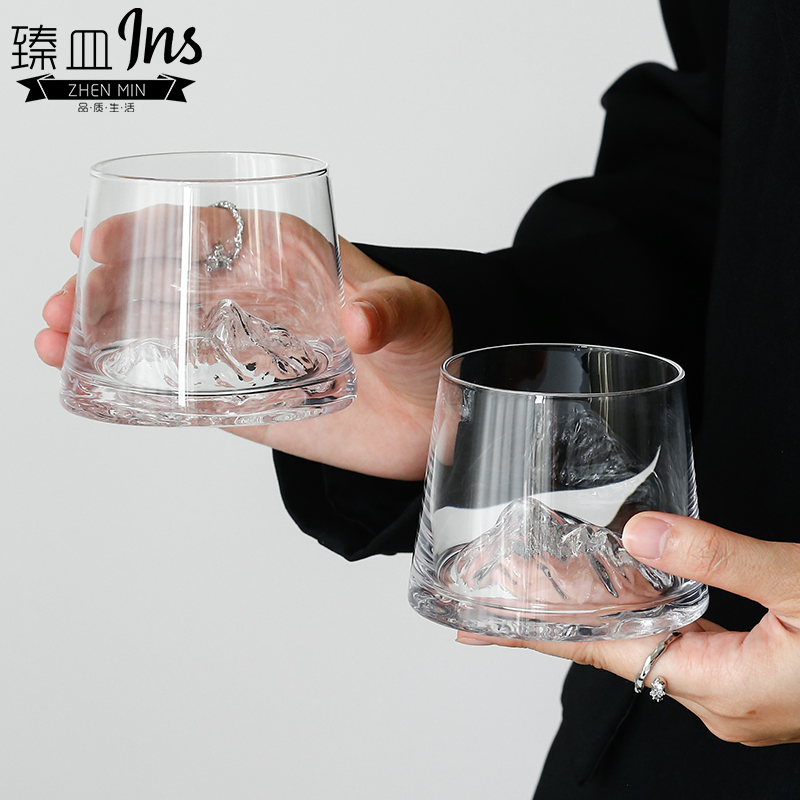 臻皿ins水晶玻璃客厅餐厅玻璃杯