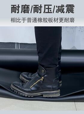 .黑色工业耐磨黑色绝缘橡胶垫耐压减震橡胶板丁晴耐油防滑减震胶