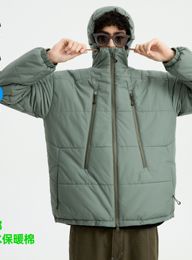 TreesOutside无氟防水防风连帽外套(杜邦防水保暖棉)