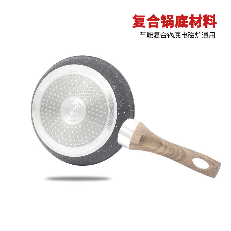 韩式仿压铸铝锅麦饭石平