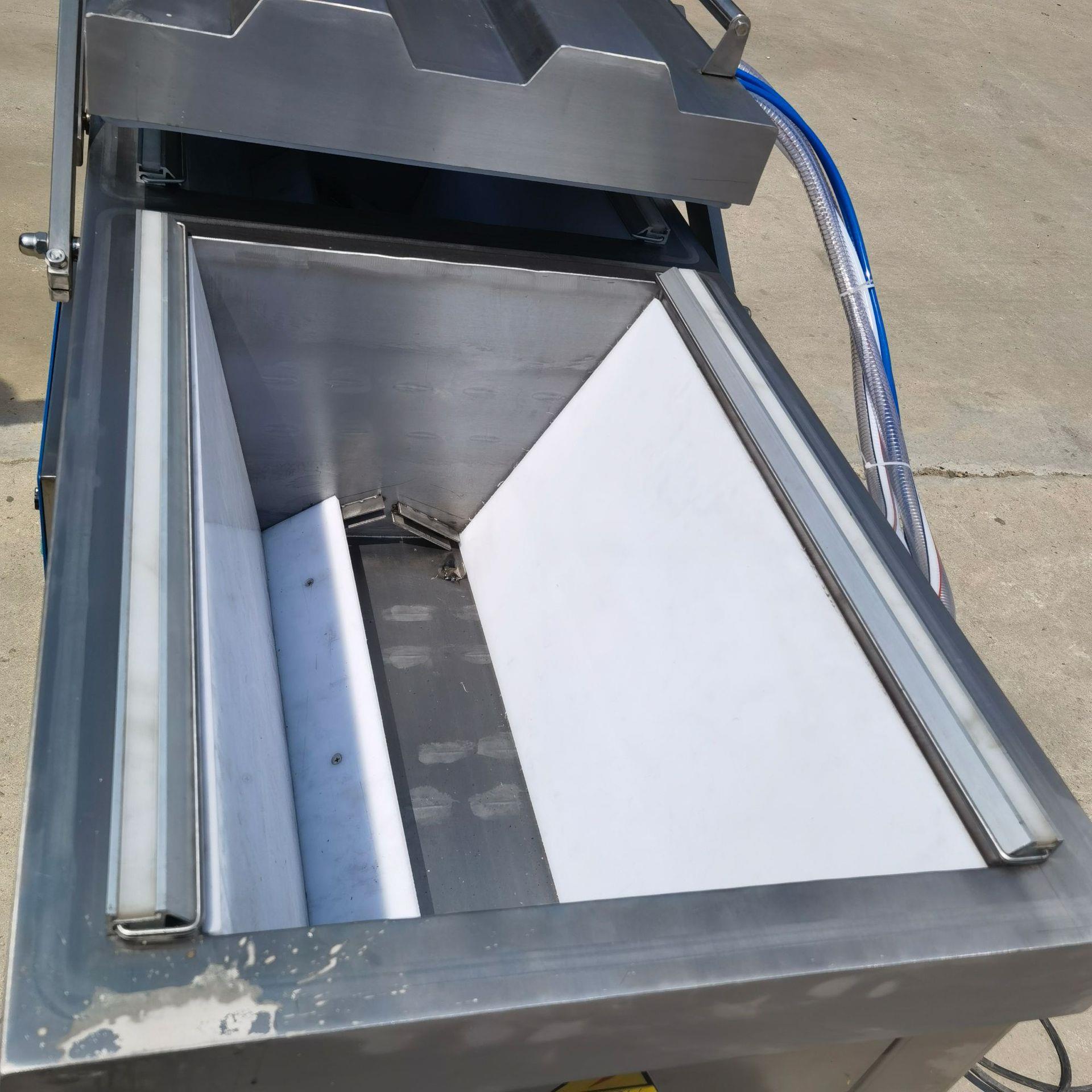 商用藕片双室空包装机 海真鱼机块抽真空塑封定制 多功可DLH能封