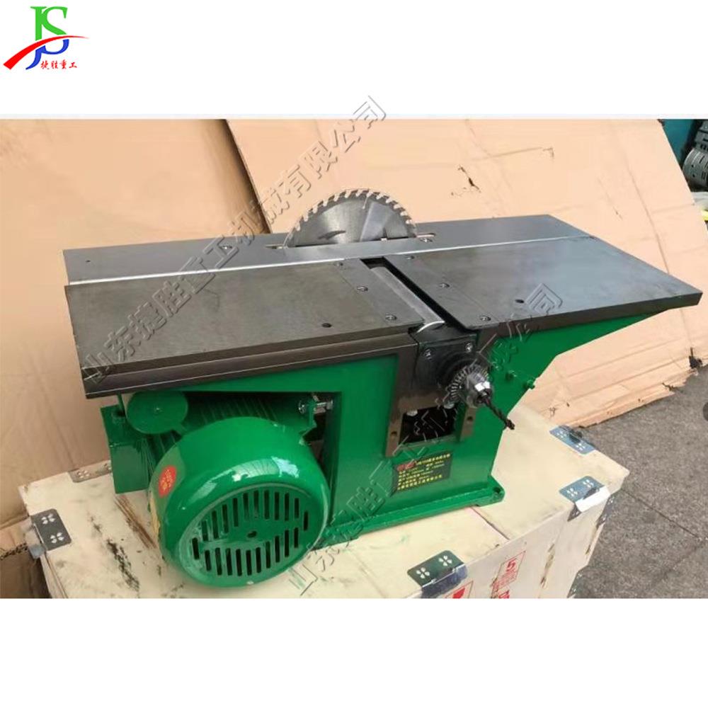 室内js-tp-91外装璜全木工机 锯刨打眼三合一台刨 小型铜电机压刨